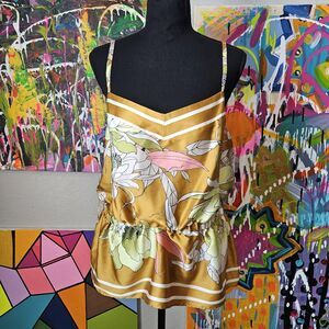 Ryegrass Womens Sweetheart Neck Camisole Size L EUC